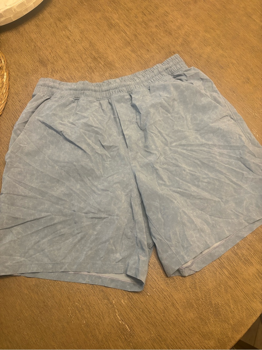 Lululemon Mens Lined Pace Breaker Shorts - 7” marbled gray L